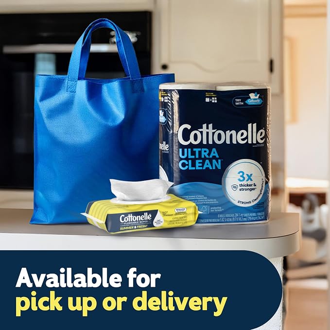 Cottonelle Summer Fresh Scented Flushable Wipes, 2 Flip-Top Packs, 42 Wet Wipes - Image 6