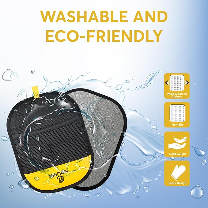2 Pack Pet Hair Removal Glove - Image 6