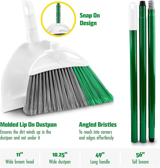 Libman FlexTech Broom with Dustpan Combo Set - Image 4