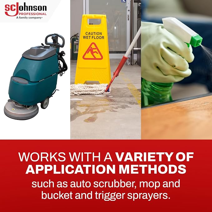 SC Johnson Professional Heavy Duty Neutral Floor & Surface Cleaner 1 Gallon - Image 6