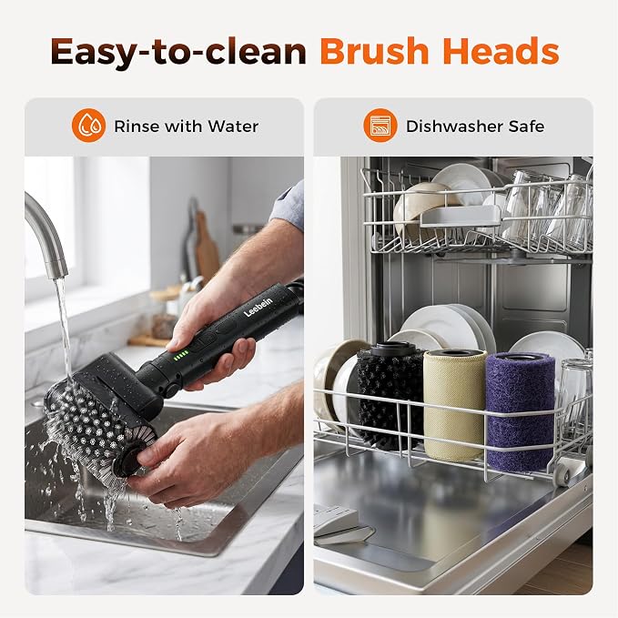 Leebein Electric Grill Brush for Outdoor, 2026 Upgraded BBQ Grill Cleaner - Image 8