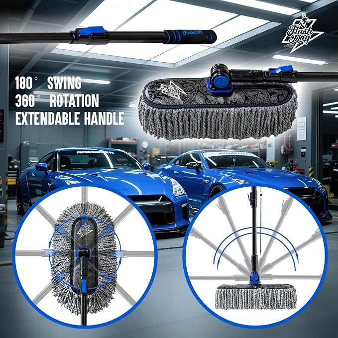 Flash Dog Microfiber Car Duster Exterior - Image 4