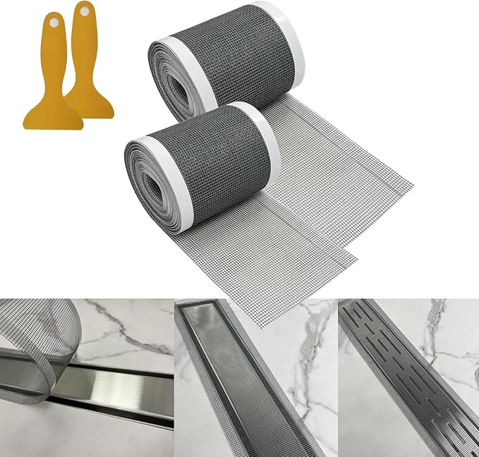 Neodrain 2 PCS Linear Shower Drain Hair Catcher Cutable Disposable Bathroom by Neodrain