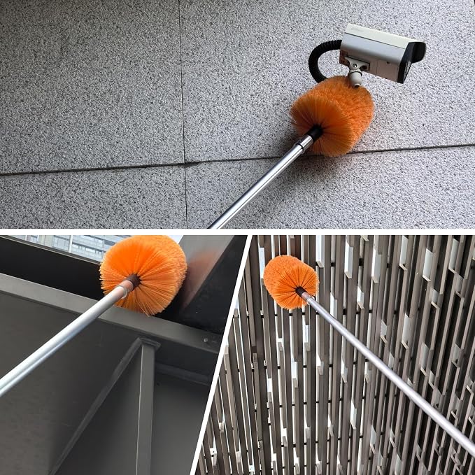 1 Pack Big Cobweb Duster Head Twist-On Spider Web Fuster - Image 6