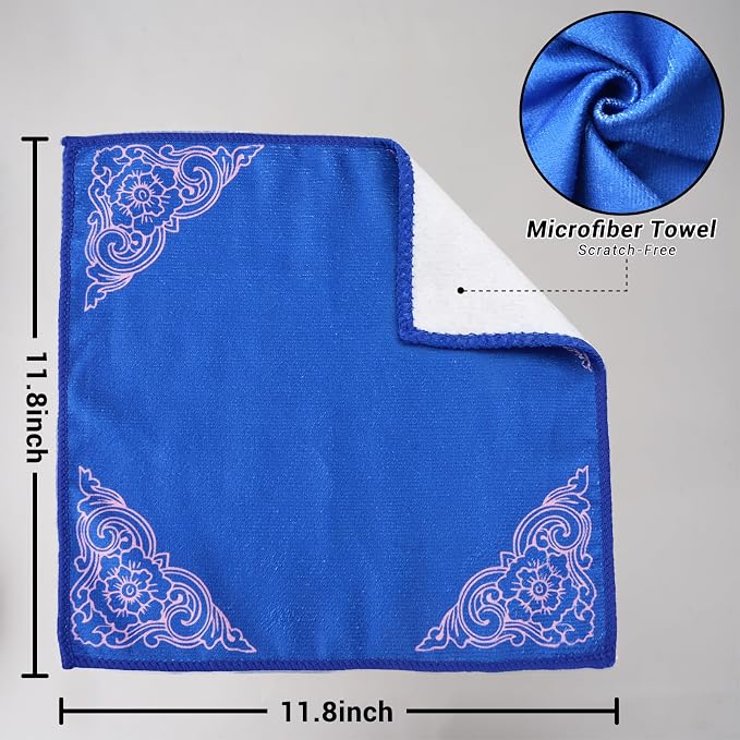 YUA Microfiber Cleaning Cloth 12 Pack, Microfiber Towels Cleaning, Microfiber - Image 2