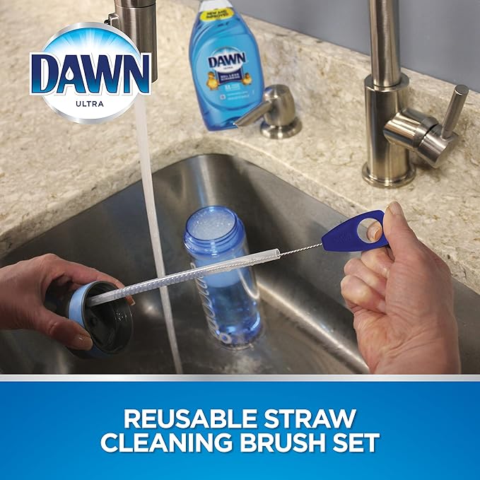 Dawn Straw Cleaning Brush for Reusable Straws, 4 pack - Image 2