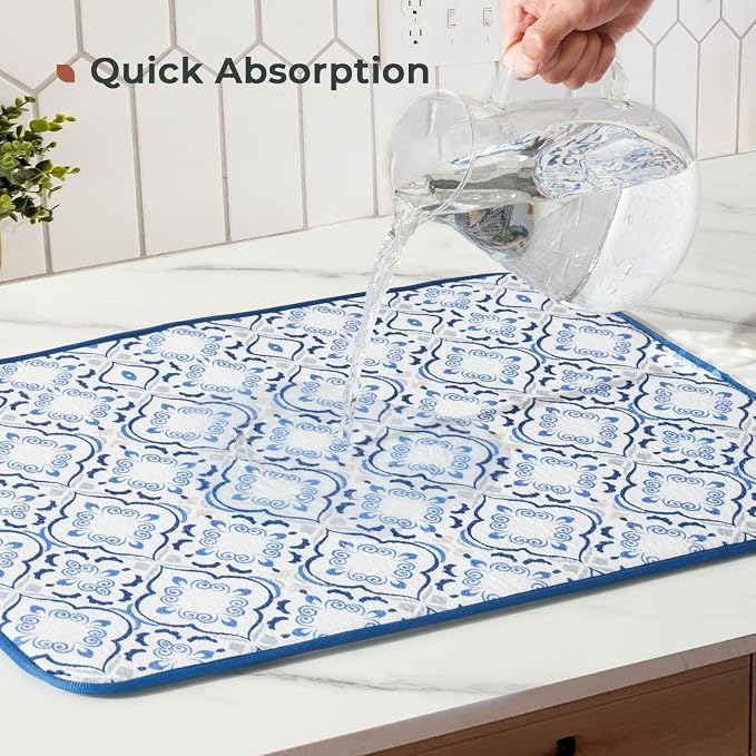 FRESHMINT Printed Dish Drying Mats - Image 4