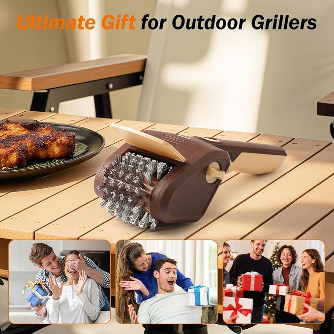 BBQ Grill Brush for Outdoor Grill, Cordless Electric Grill Cleaner, - Image 8