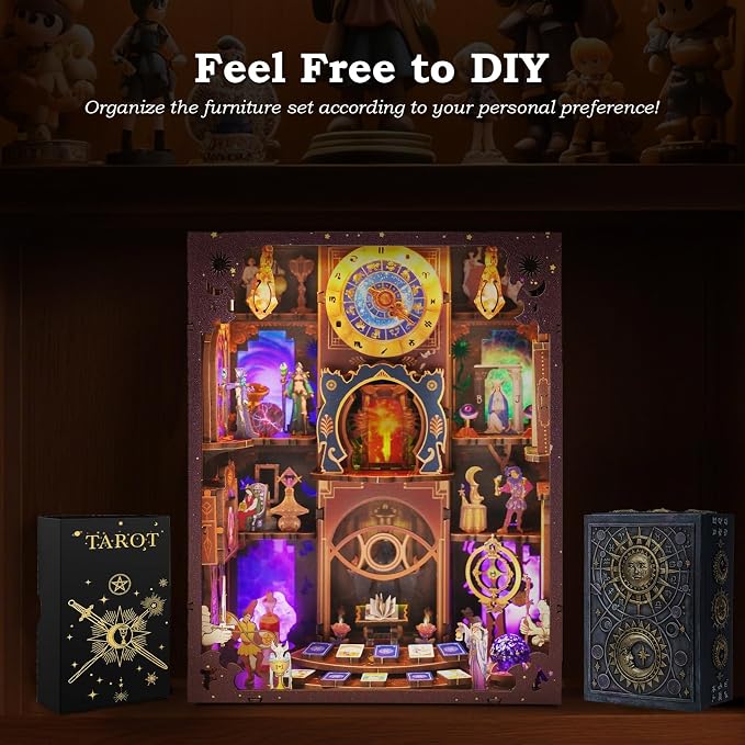 Book Nook Kit - DIY Miniature Dollhouse - Image 7