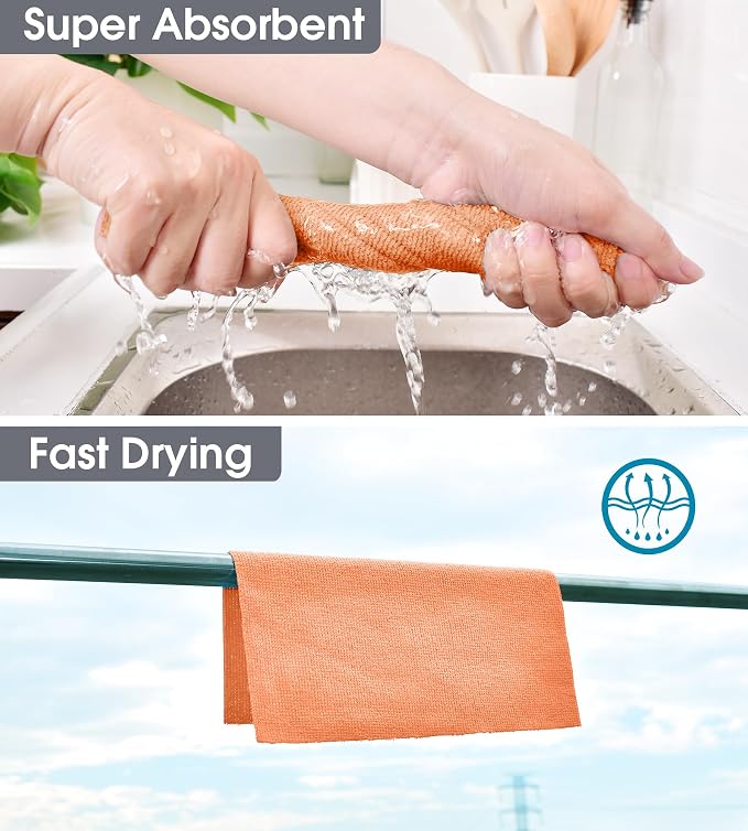 KitchLife Microfiber Cleaning Cloth Roll - Image 4