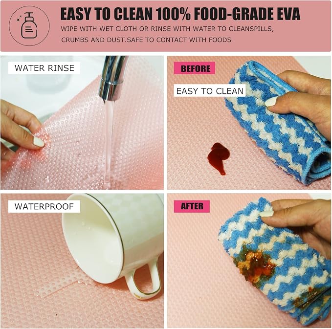 24Pcs Refrigerator Liners, Washable Fridge Liner Mats Covers Pads - Image 3