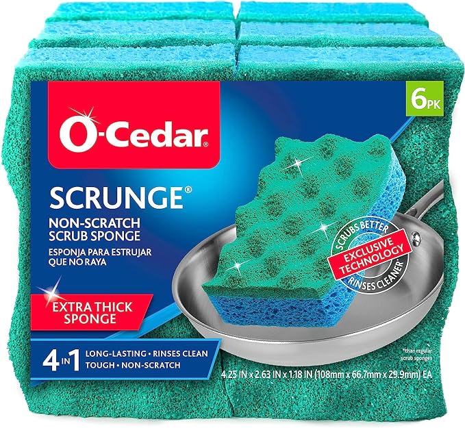 O-Cedar Multi-Use Scrunge Scrub Sponge - Image 3
