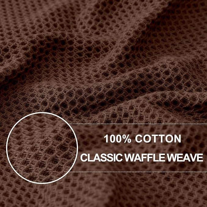 Homaxy 100% Cotton Waffle Weave Kitchen Dish Cloths, Quick Drying Dish Rags - Image 2