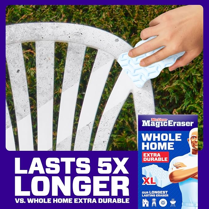 Mr. Clean Magic Eraser Sponge, All Purpose Cleaner, Long Lasting Cleaning - Image 5