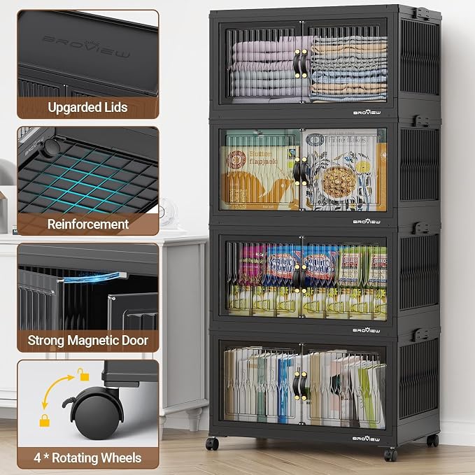 BROVIEW 600Qt Stackable Storage Bins - Image 5
