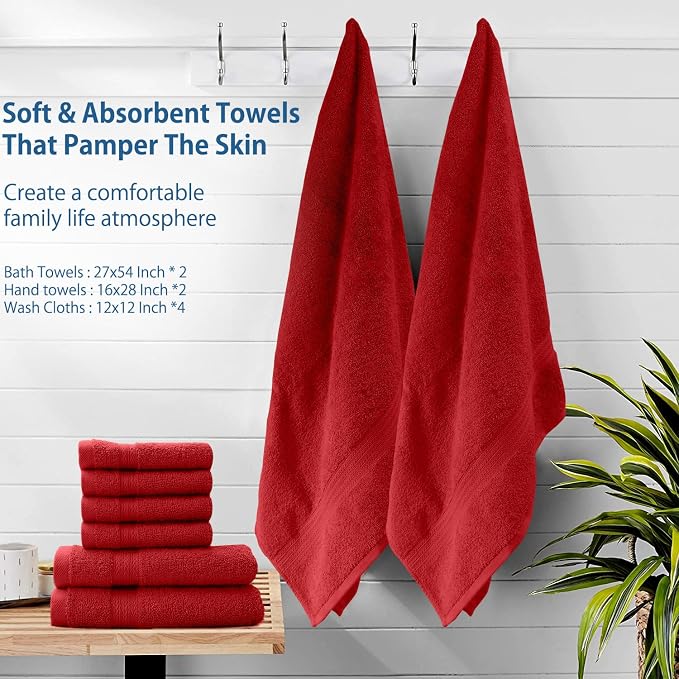 DAN RIVER 8 PC Decorative Luxury Bath Towels - Image 6