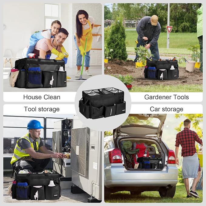 Large Cleaning Caddy For Cleaning Supplies, Cleaning Bag - Image 7
