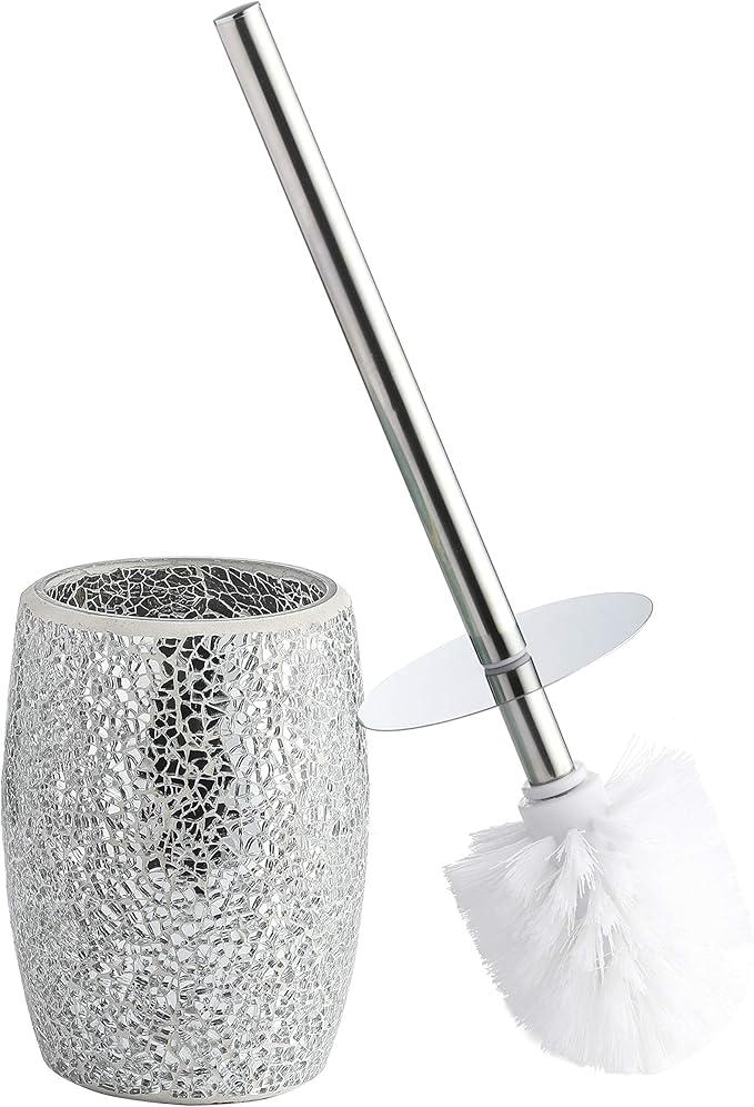 WHOLE HOUSEWARES Modern Toilet Brush Set by WHOLEHOUSEWARES