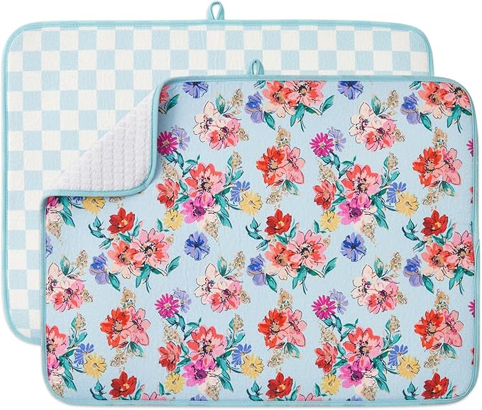FRESHMINT Printed Dish Drying Mats by FRESHMINT