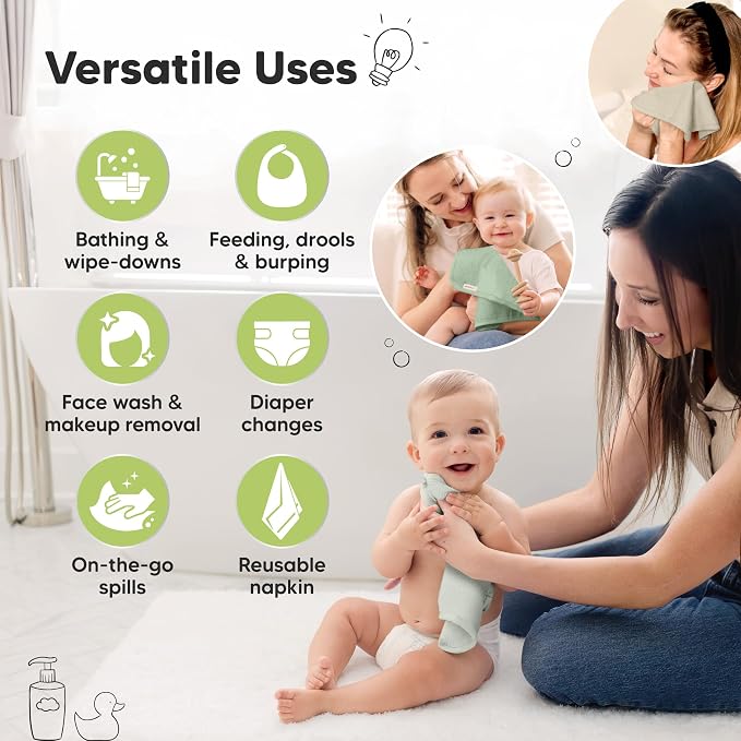6-Pack Baby Washcloths - Image 6