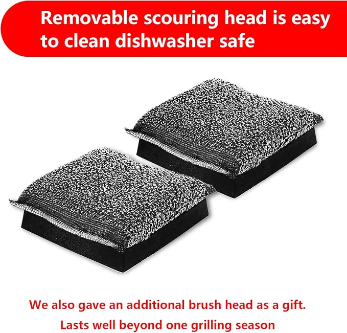 XUDKAKAIXIN Grill Brush Bristle Free, - Image 5