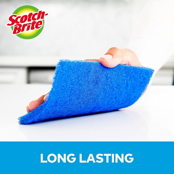 Scotch-Brite® Zero Scratch Scour Pad, 3 Scrubbing Pads, Non-Scratch Scouring - Image 7