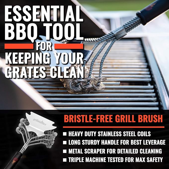 Grillaholics Grill Brush for Outdoor Grill - Image 2