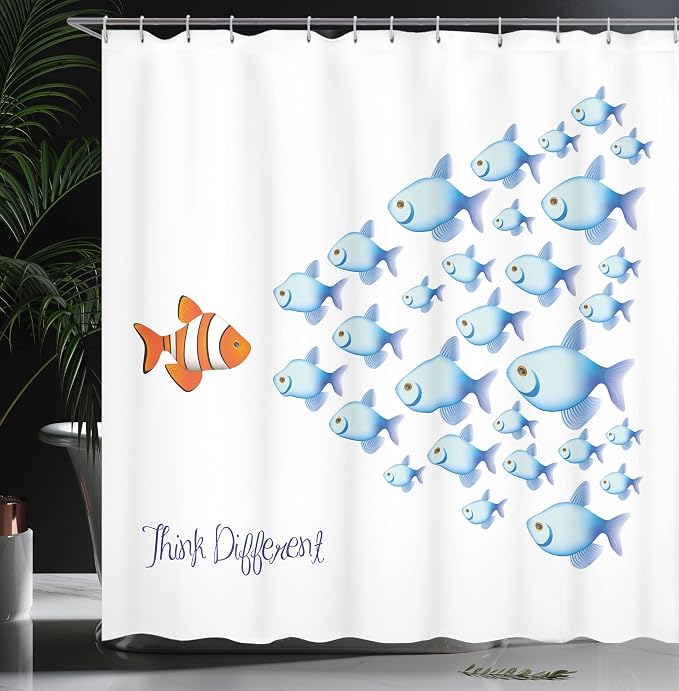 Ambesonne Saying Shower Curtain, Words - Image 3