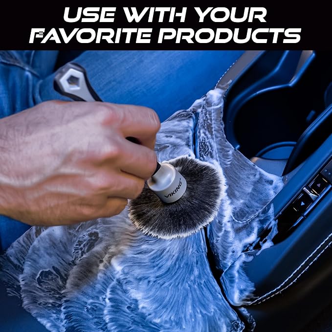 VIKING Car Detailing Brush Set for Car Cleaning Kit, Super-Soft Bristles for - Image 5
