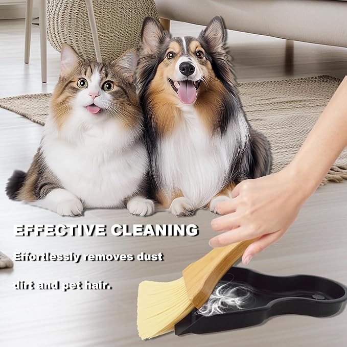 Mini Broom and Dustpan Set Portable Hand Broom - Image 2