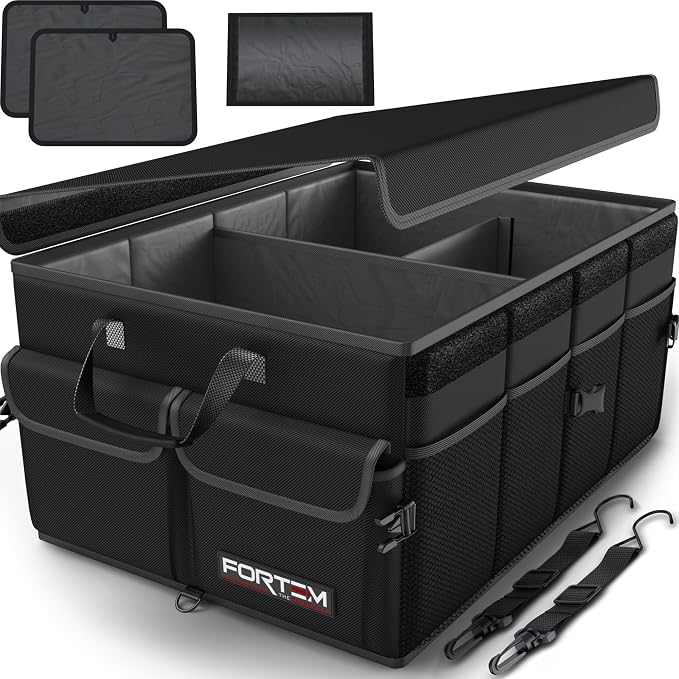 FORTEM Trunk Organizer For SUV Car Trunk Organizer, Foldable Storage, Car by FORTEM