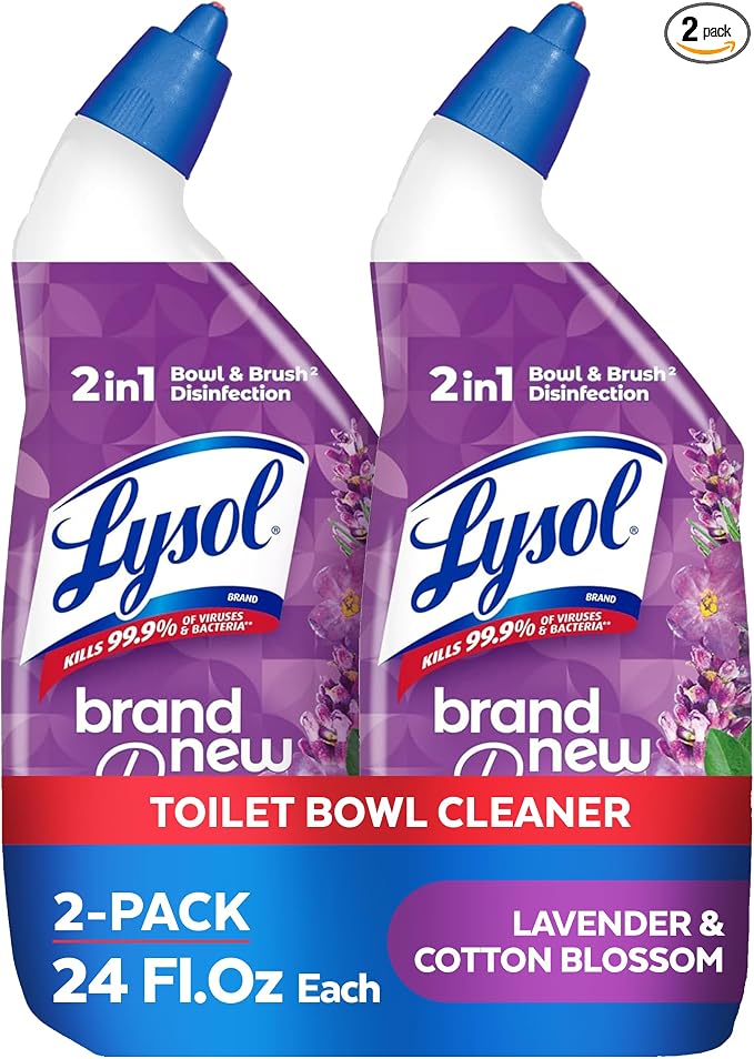 Lysol Toilet Bowl Cleaner Gel, For Cleaning and Disinfecting, Septic Safe by Lysol