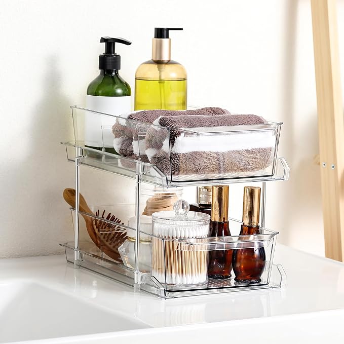 2 Set, 2 Tier Clear Organizer - Image 8