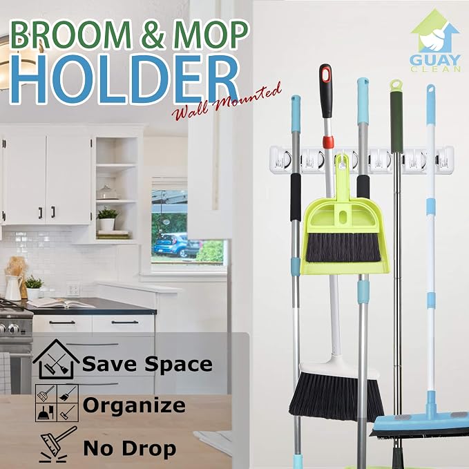 Guay Clean Broom and Mop Holder - Image 2