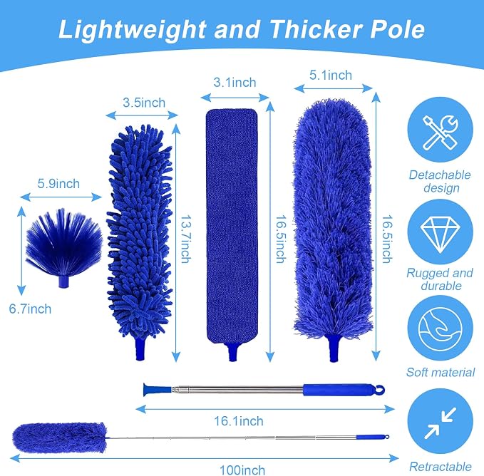 5-in-1 Kit Dusters for Cleaning, Duster - Image 3