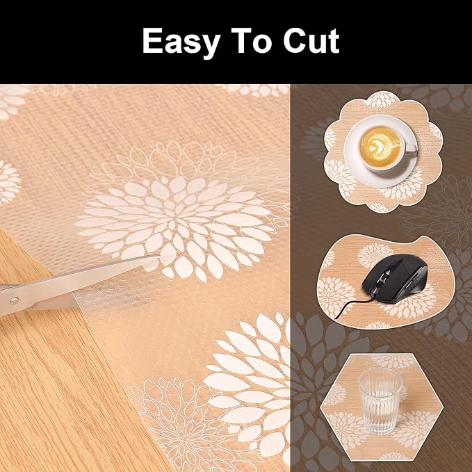 Cooyes Shelf Liners for Kitchen Cabinets Waterproof & Oil-Proof Kitchen - Image 7