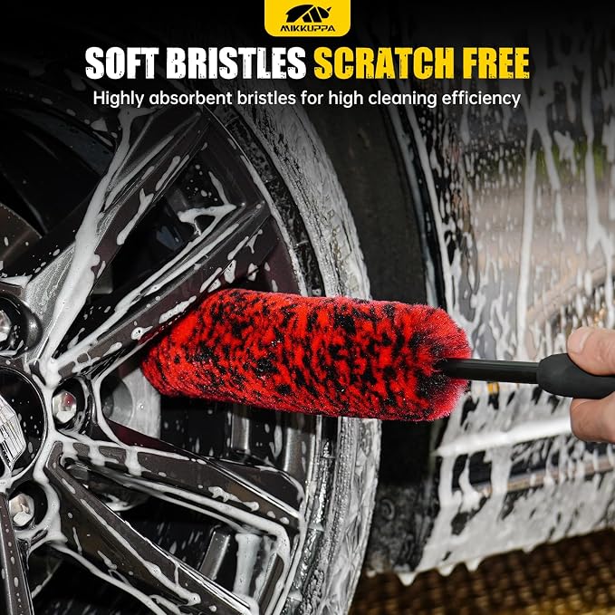MIKKUPPA Car Wheel Brush Set - Image 4