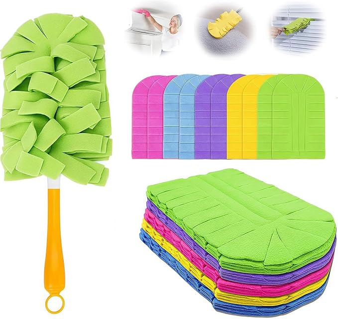 Electrostatic Dusters for Cleaning, 360° Electrostatic Duster Refills, Washable by Unknown
