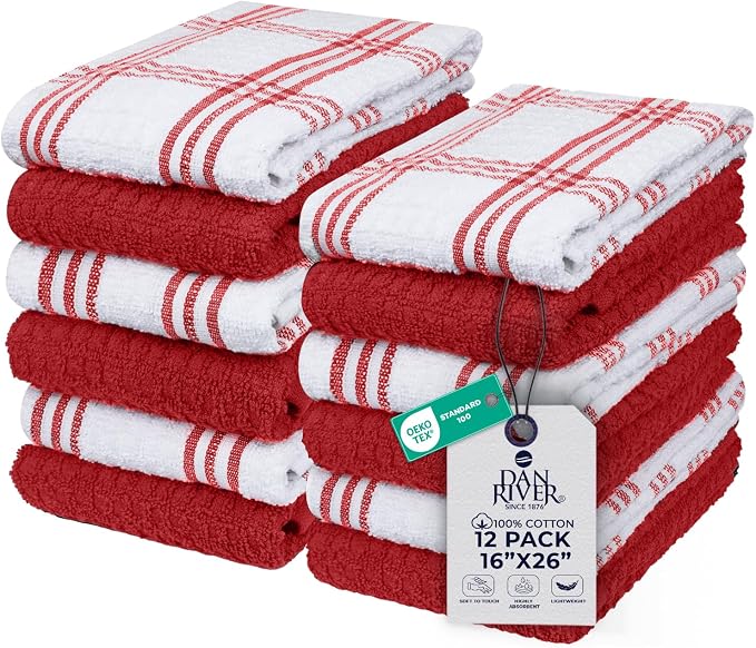 DAN RIVER Premium Kitchen Towels by DanRiver