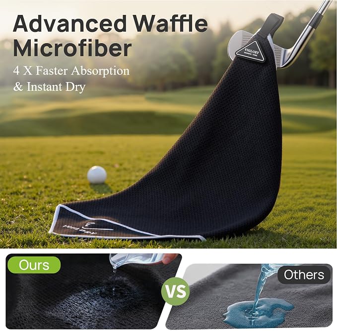 Magnetic Golf Towel for Bag 18" x 18" - Image 5