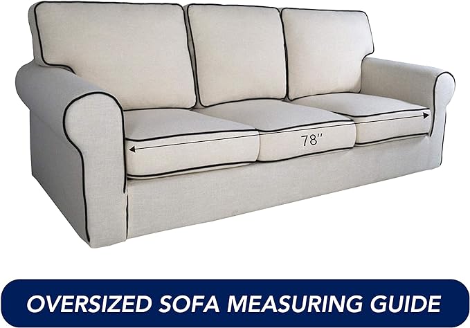 PureFit Reversible Quilted Sofa Cover, Water Resistant Slipcover Furniture - Image 6