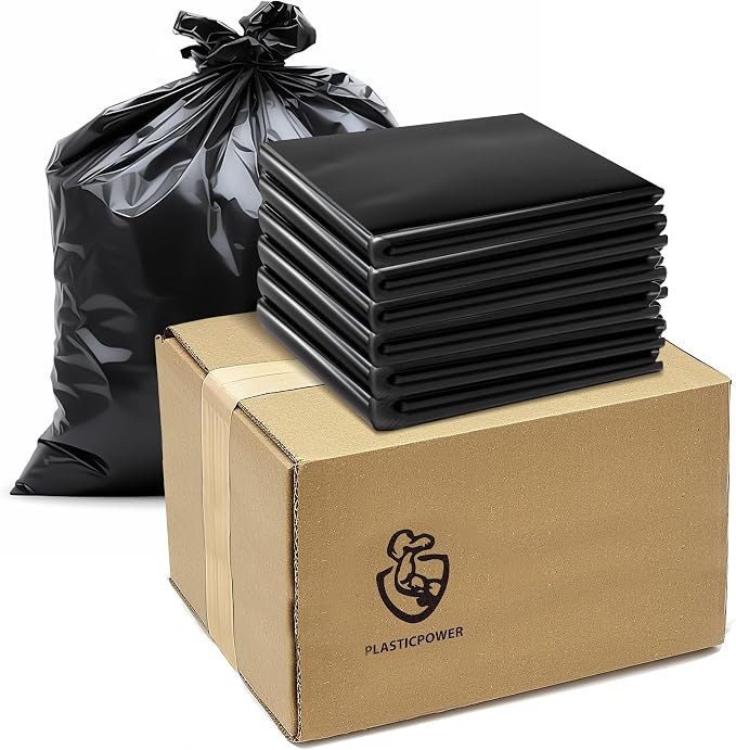 ToughBag 55-60 Gallon Heavy Duty Trash Bags by PLASTICPOWER