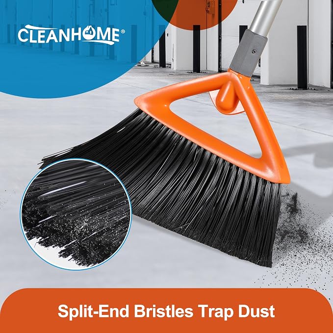 Heavy Duty Outdoor Broom and Dustpan Set - Image 3