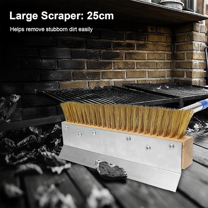 Pizza Oven Brush, Brass Wire Brushes - Image 3