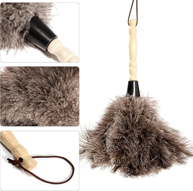 2pcs Ostrich Feather Dusters Natural Feathers Duster - Image 6