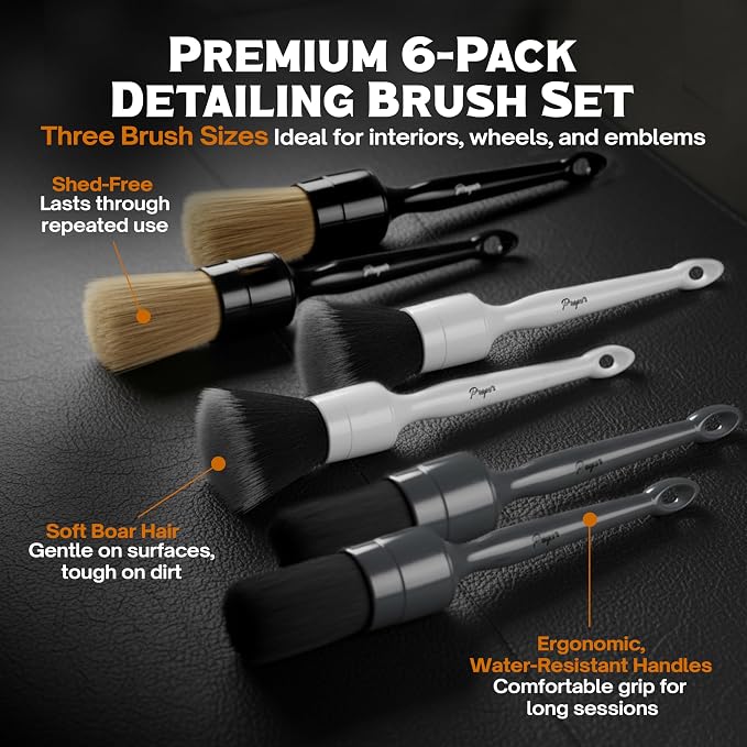 Premium Car Detailing Brush Set - Image 2