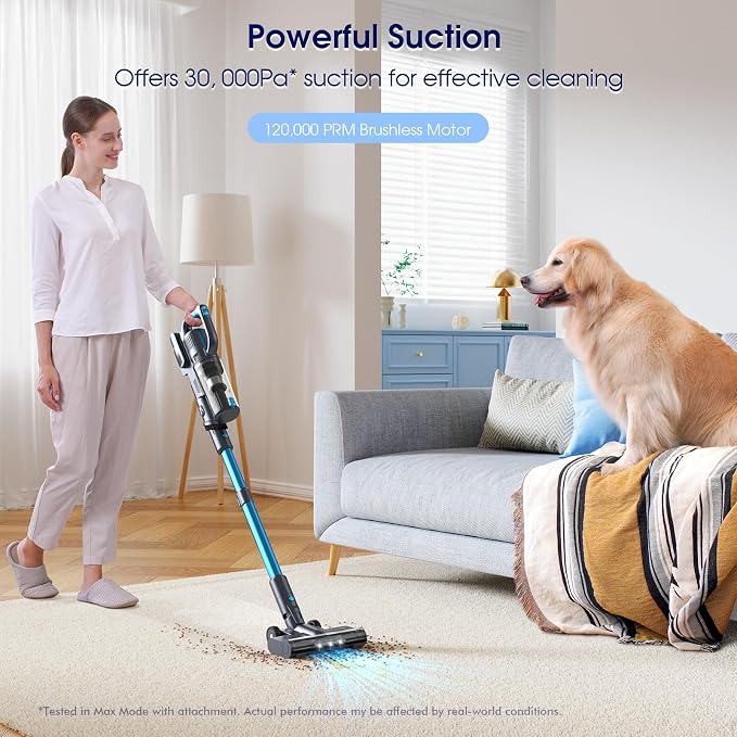 35, 000pa Cordless Vacuum Cleaner, Max 50 Minutes, Lightweight Cordless Cleaners - Image 2