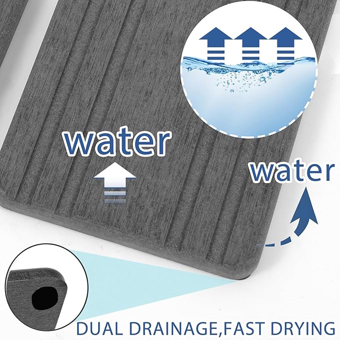 2PCS Water Absorbing Stone Tray, Quick Drying Diatomite Stone Sink Tray - Image 2