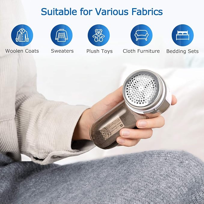 BEAUTURAL Fabric Shaver and Lint Remover, Sweater Defuzzer - Image 6