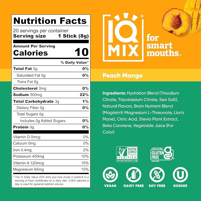 IQMIX Hydration Electrolyte Powder – 4-in-1 Formula - Image 3